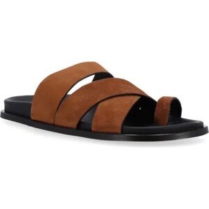 ALOHAS Harlow Slide Sandal In Brown Size 9.5